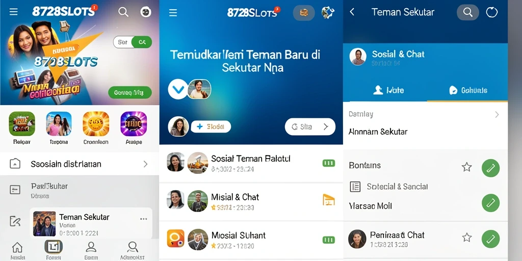 Tampilan antarmuka pengguna 8728SLOTS yang menarik dan interaktif.