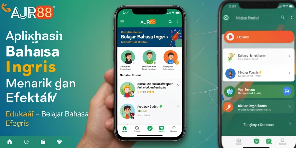 Antarmuka aplikasi AJR88 yang interaktif dan ramah pengguna.